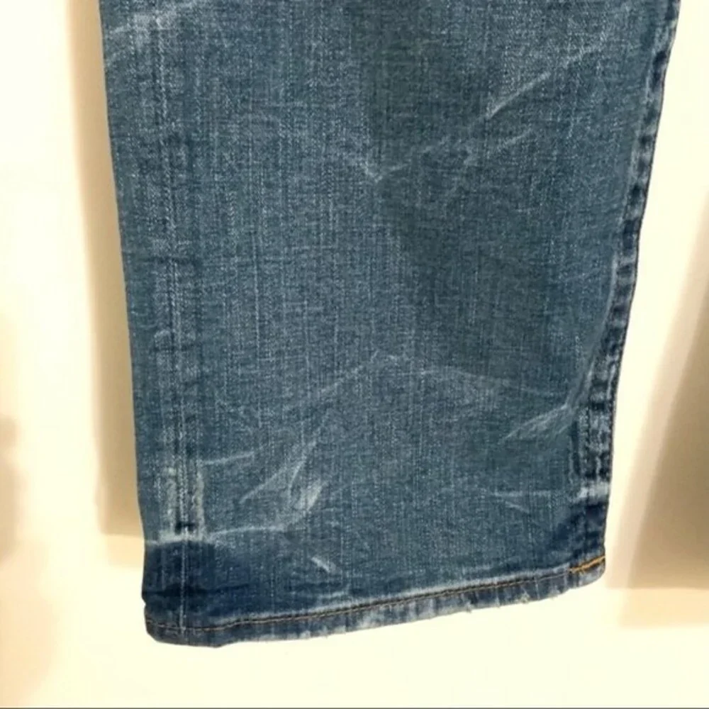 True Religion Blue Flap Pocket Skinny Leg Jeans Men 46
